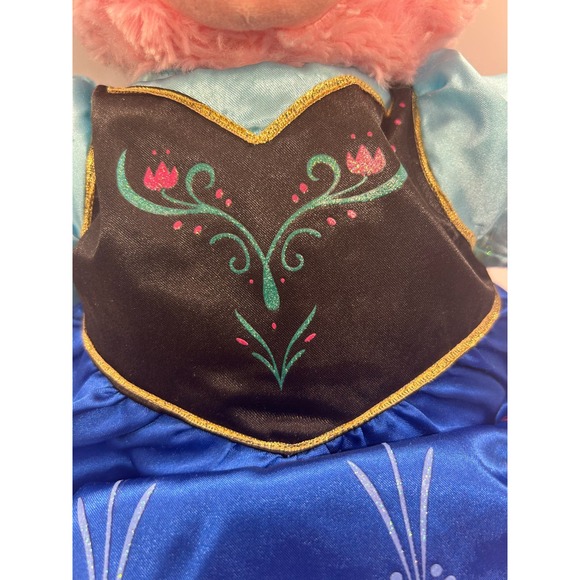 Build-a-Bear Pink Bear Lovely Stuffie Elsa Dress Frozen Disney Dress-up - Picture 3 of 7